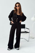 LaBalancia Two Piece Loungewear Set black