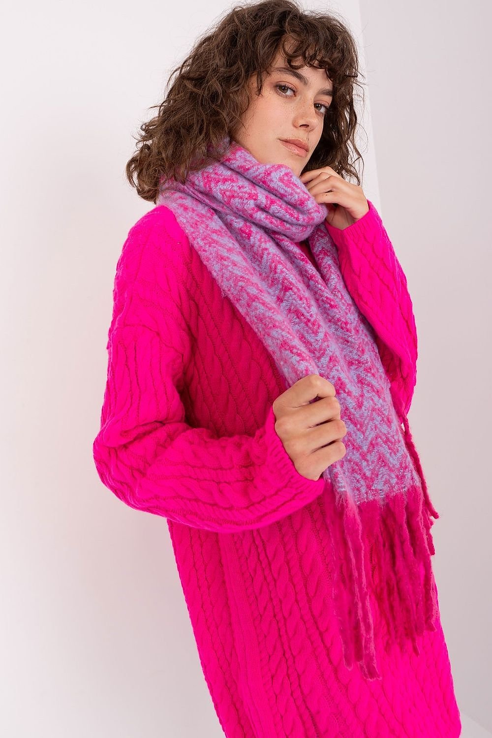 AT Geometric Shawl Scarf