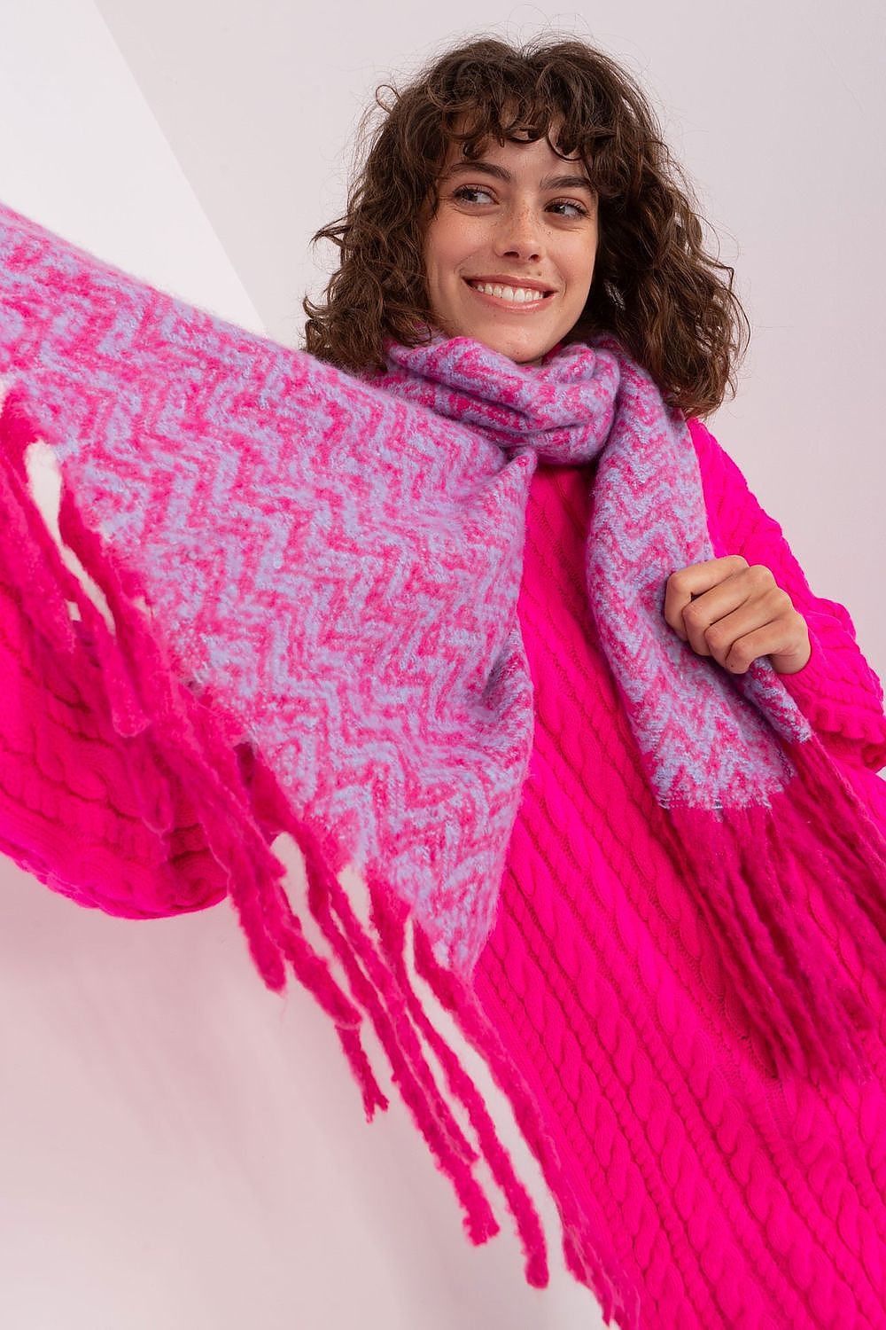 AT Geometric Shawl Scarf