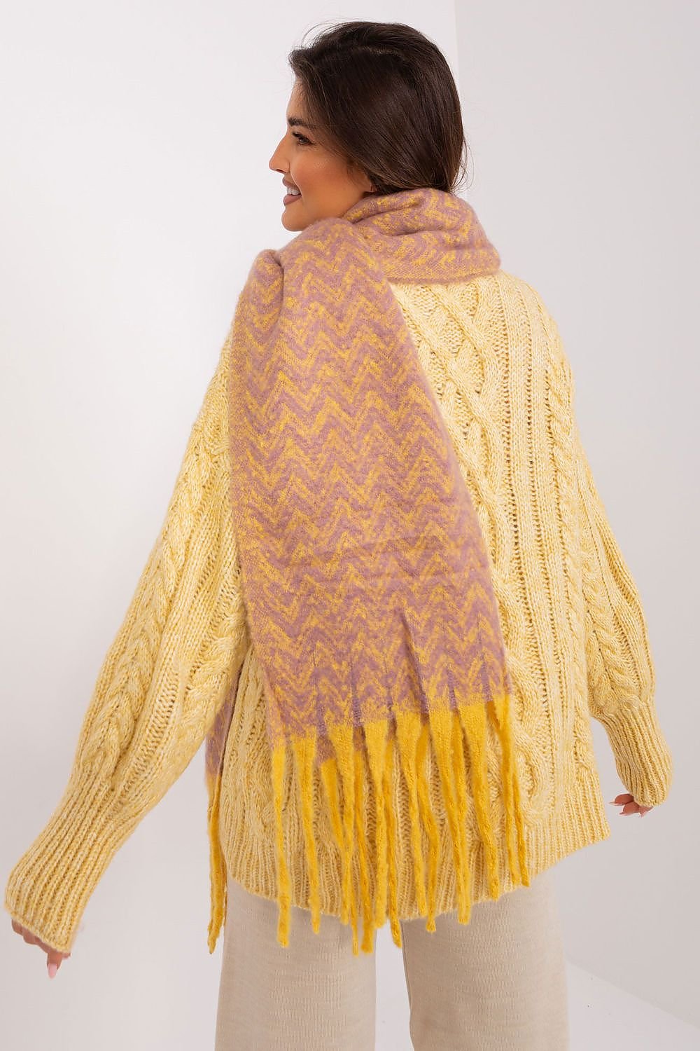 AT Geometric Shawl Scarf