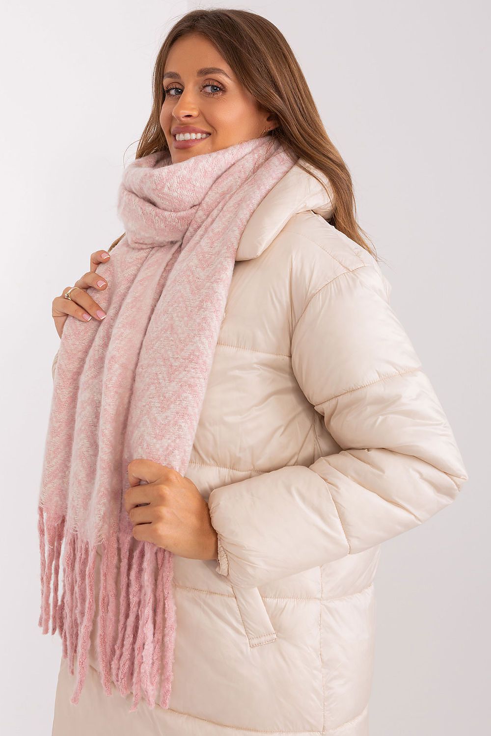 AT Geometric Shawl Scarf