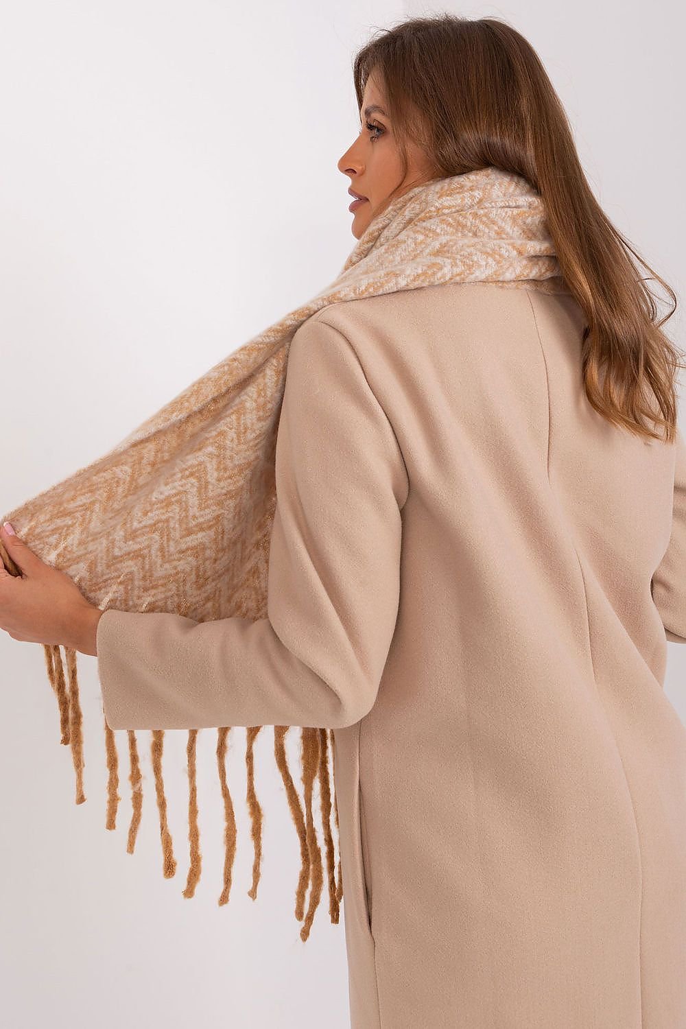 AT Geometric Shawl Scarf
