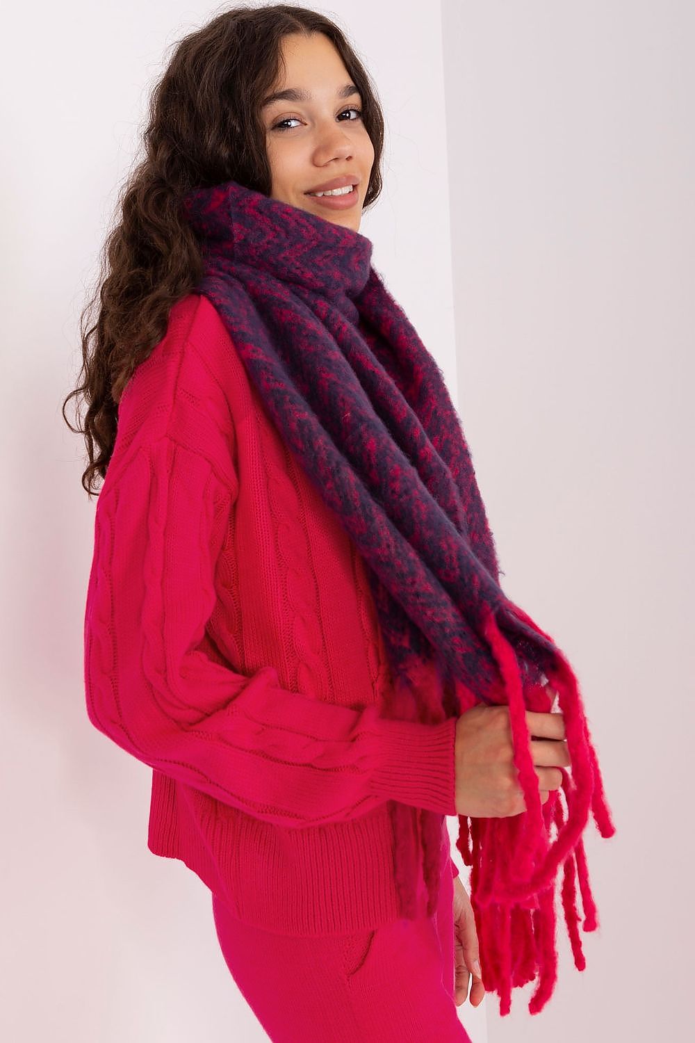 AT Geometric Shawl Scarf