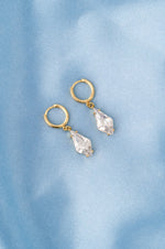 Ballinger Shine Bright Rhombus Drop Earrings Gold