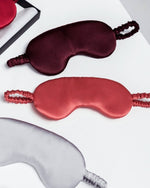 VUJVUJ 100% Mulberry Italian Silk Coral Sleep Mask
