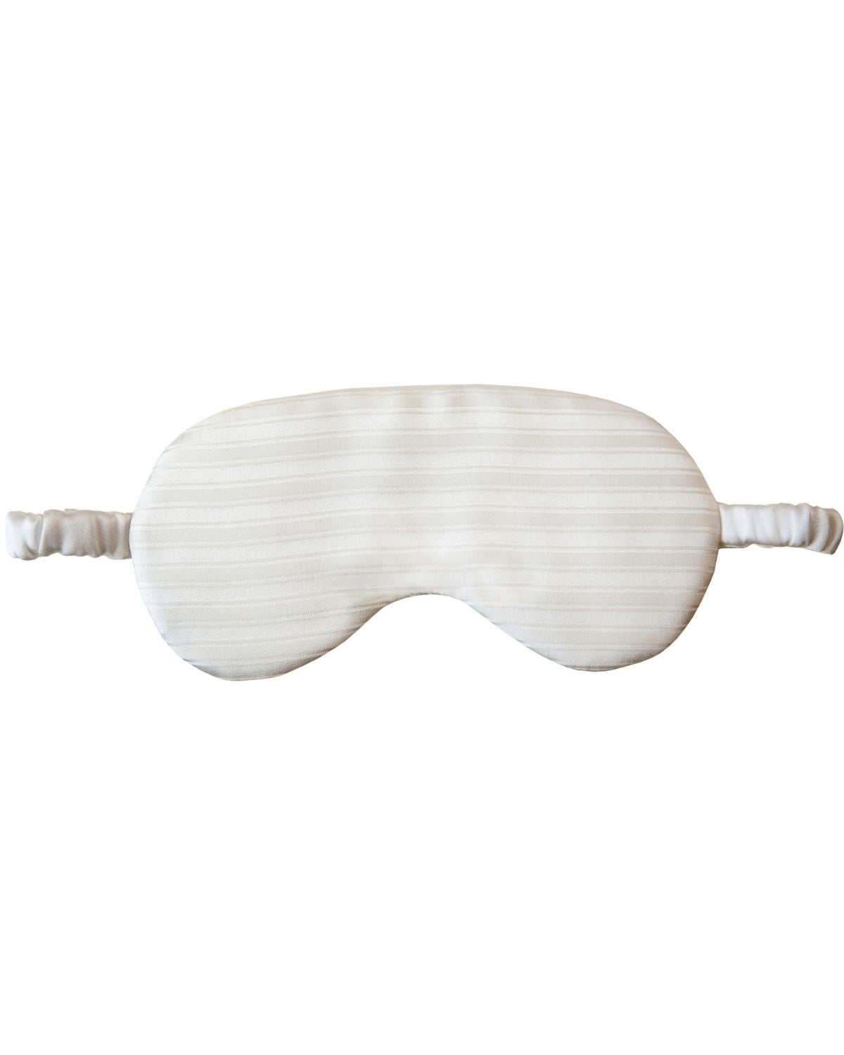 VUJVUJ 100% Mulberry Italian Silk Pearl White Sleep Mask