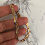 Italian Silver Braided Bangles