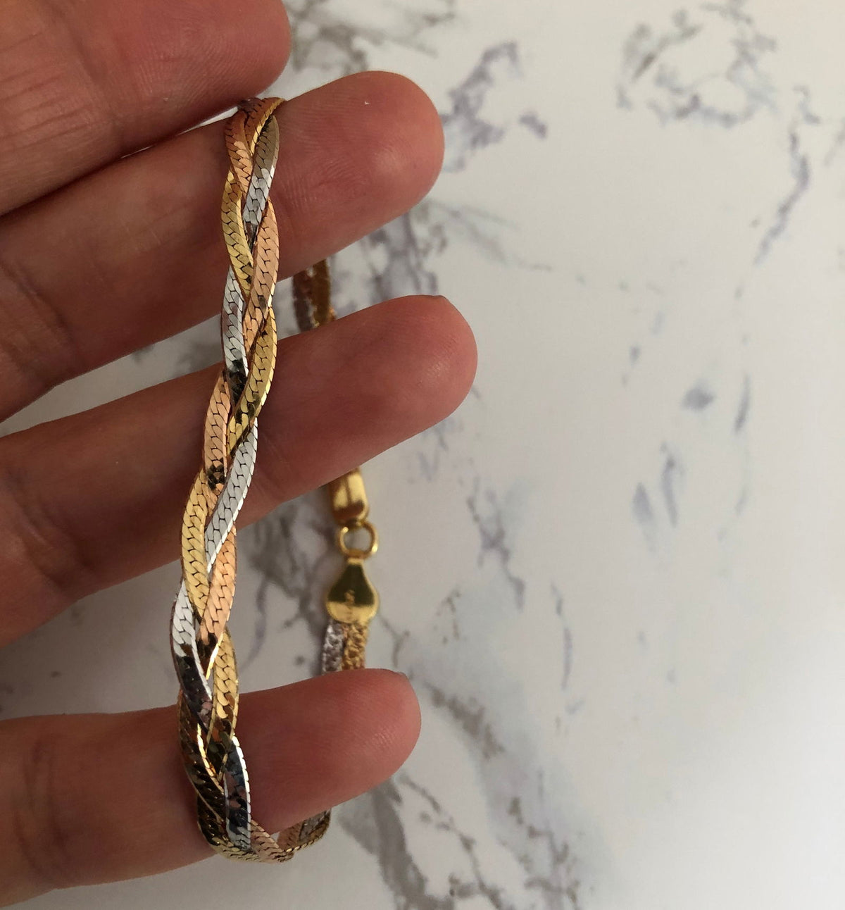 Italian Silver Braided Bangles