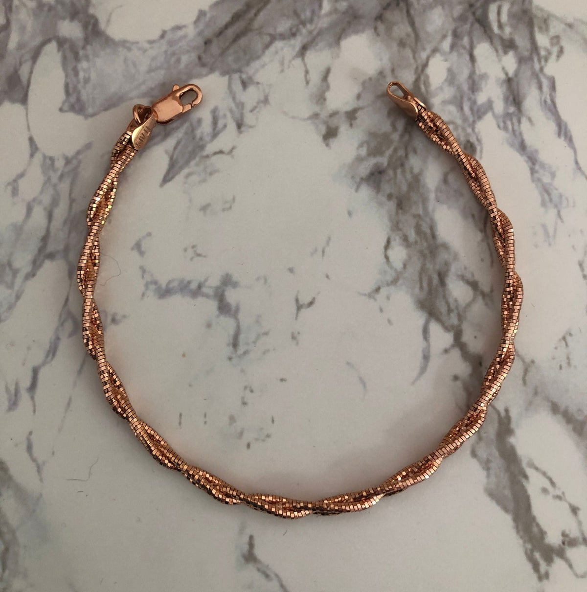Italian Silver Braided Bangles