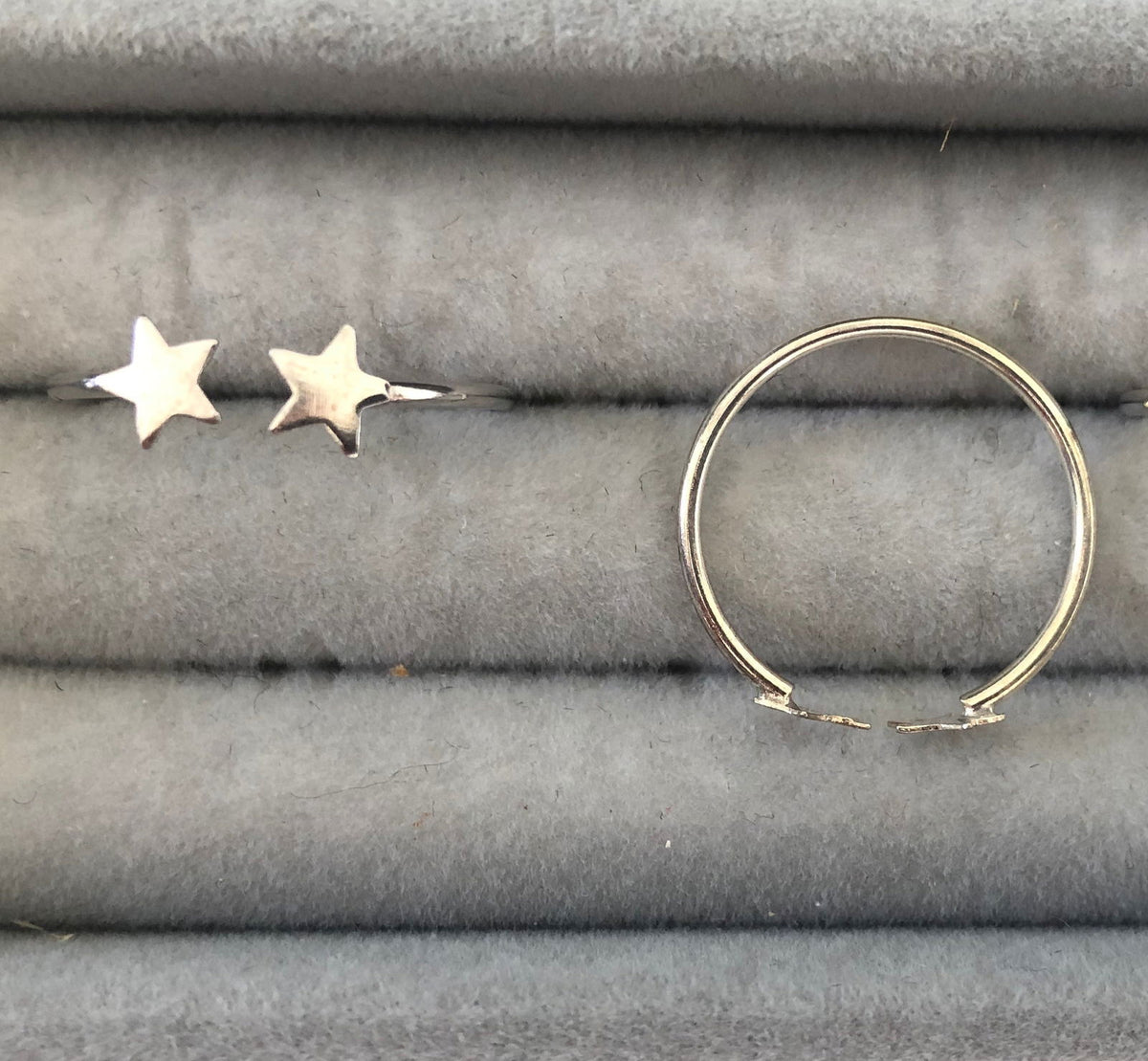 Silver Rings without Stones Adjustable silver