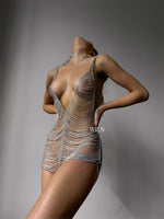 SIREN Silver Chain Dress One Size