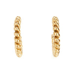 Ballinger Spiral 18k Gold Plated Hoop Earrings
