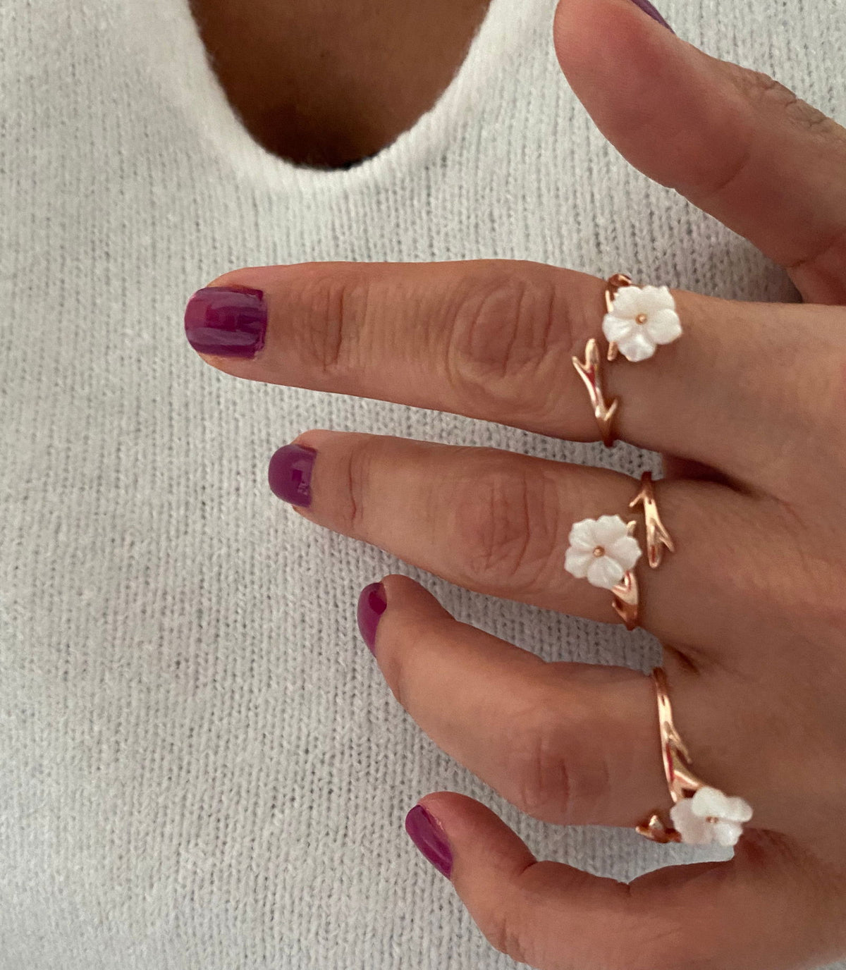 Spring Flowers - Rings with Single Flower