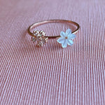 Spring Flowers - Rings with Single Flower No8 Size Size O