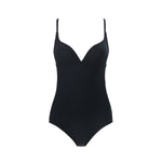 Qua Vino Street Odette Heart Neck Black Swimsuit