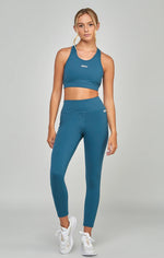 Teal Sports Essentials Crop Top