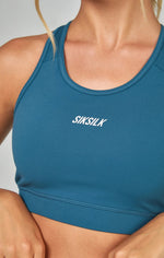 Teal Sports Essentials Crop Top