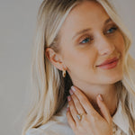 Dainty London The Gold Hebe Hoop Earrings