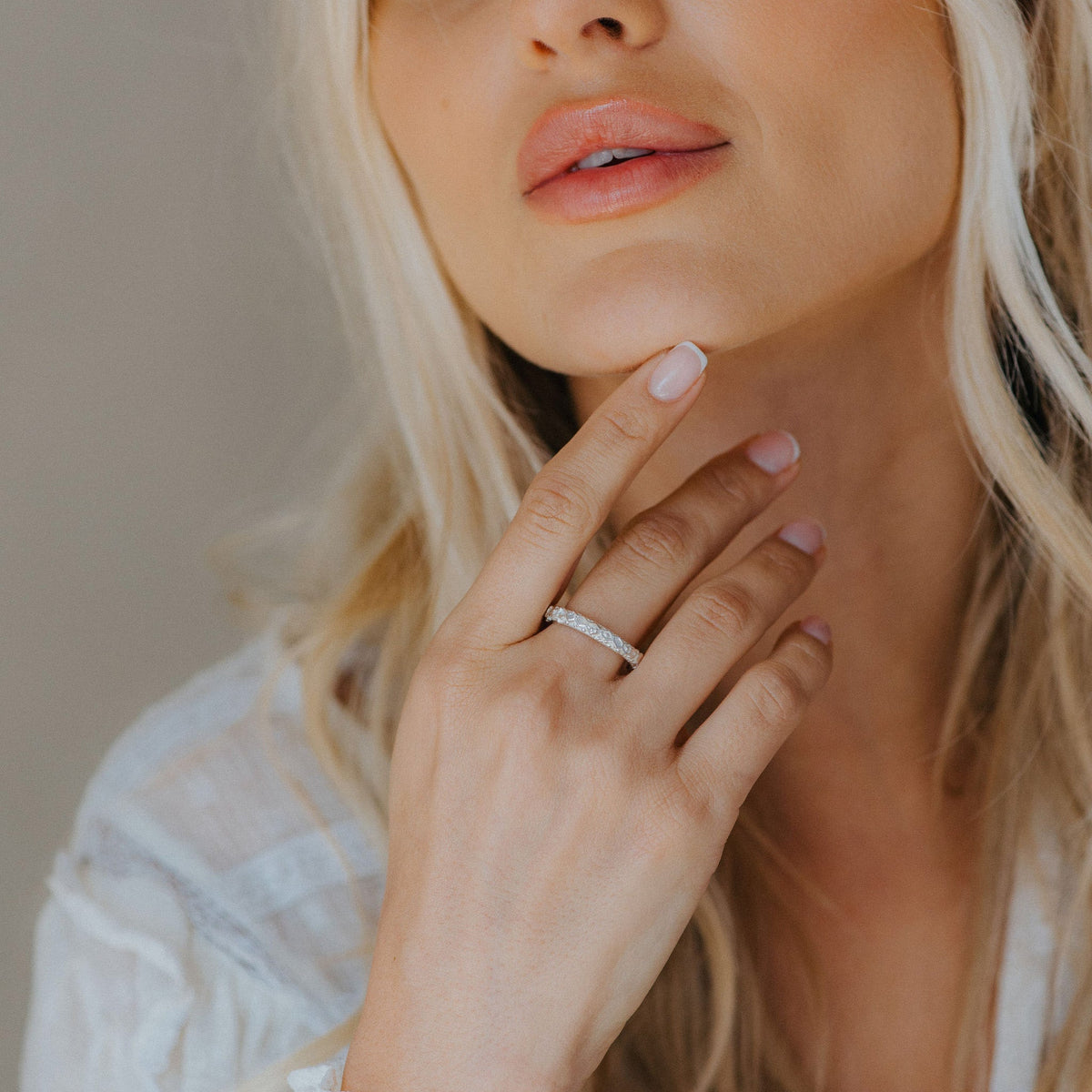 Dainty London Everyday Silver Goddess Inspired Ring - Hebe