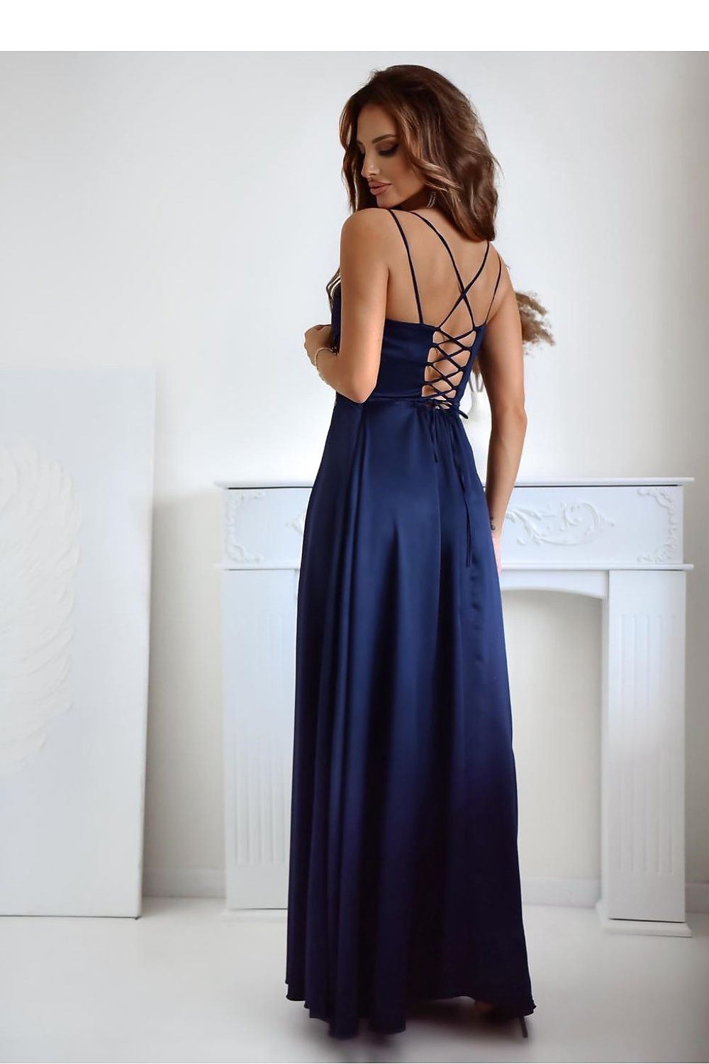 Thin Strap Long Occasion Maxi Dress | With You