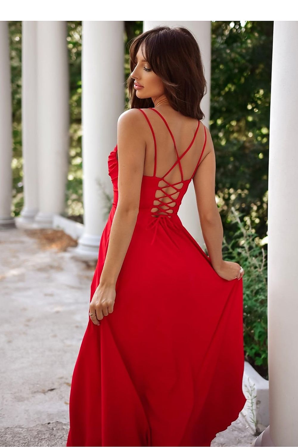 Thin Strap Long Occasion Maxi Dress | With You
