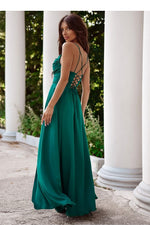 Thin Strap Long Occasion Maxi Dress | With You