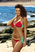Tropical Two Piece Bikini Set | Marko red