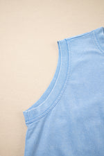 Two Piece Mineral Wash Cotton Loungewear Set