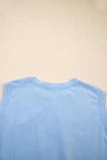 Two Piece Mineral Wash Cotton Loungewear Set