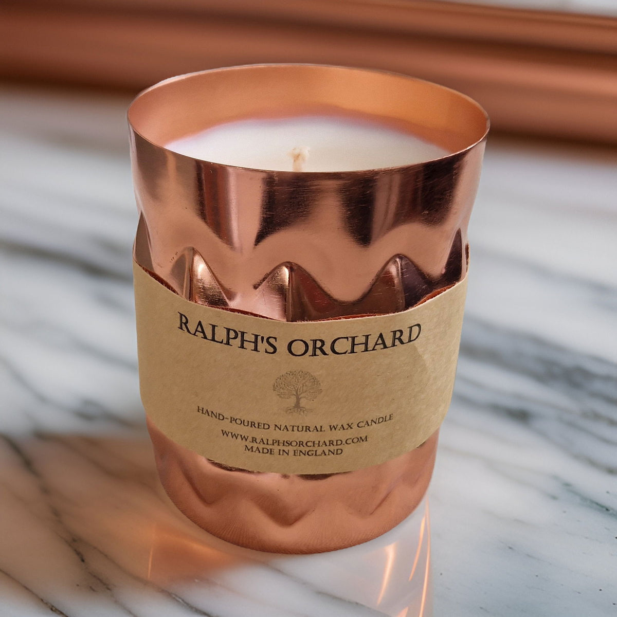 Ralph's Orchard Unscented Natural Coconut & Soy Wax Handpoured Candles