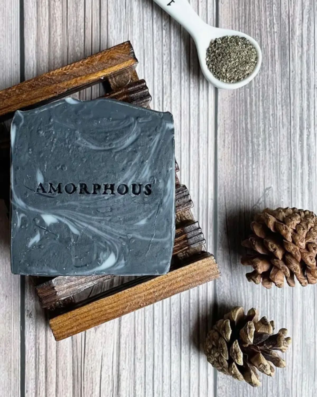 Amorphous Soaps Cedrus Cedarwood Vegan Men's Soap Bar