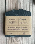 Amorphous Soaps Cedrus Cedarwood Vegan Men's Soap Bar