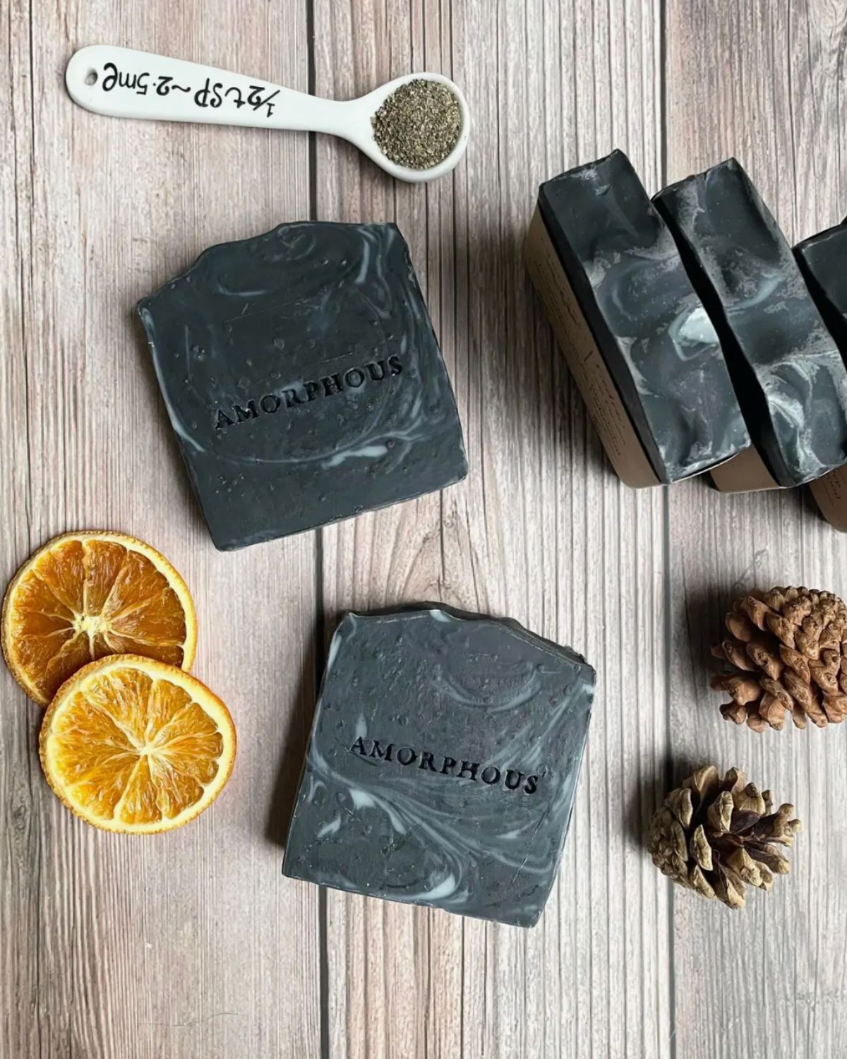 Amorphous Soaps Cedrus Cedarwood Vegan Men's Soap Bar