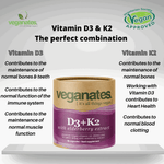 Vegan Vitamin D3 2500IU & K2 MK7 100µg With Elderberry Extract