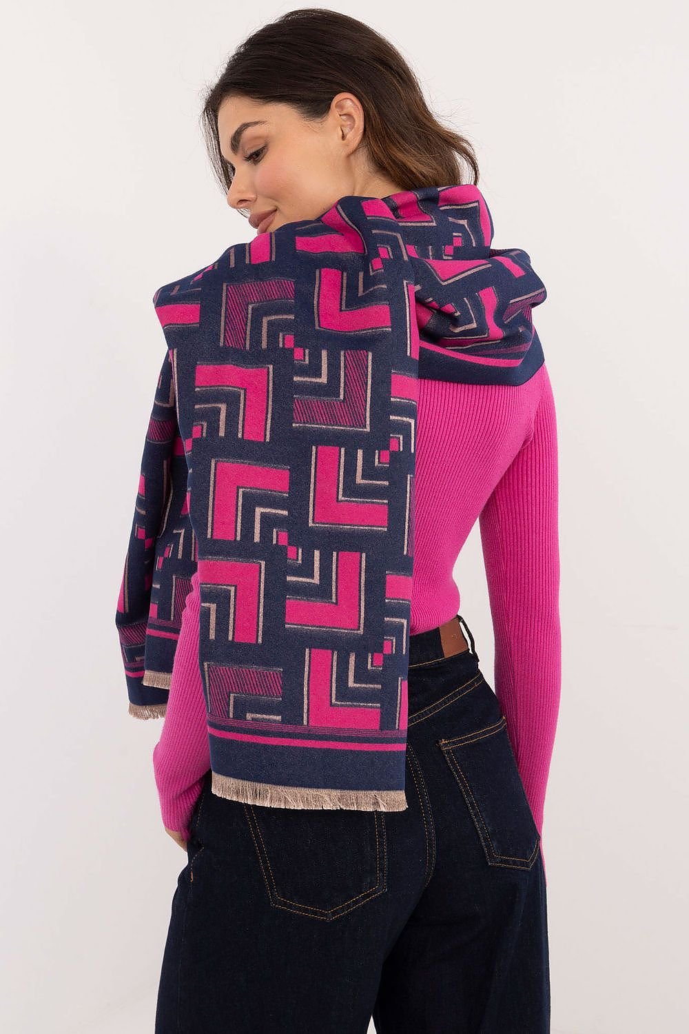 Viscose Wool Mix Shawl 190cm | 9 Colours | AT