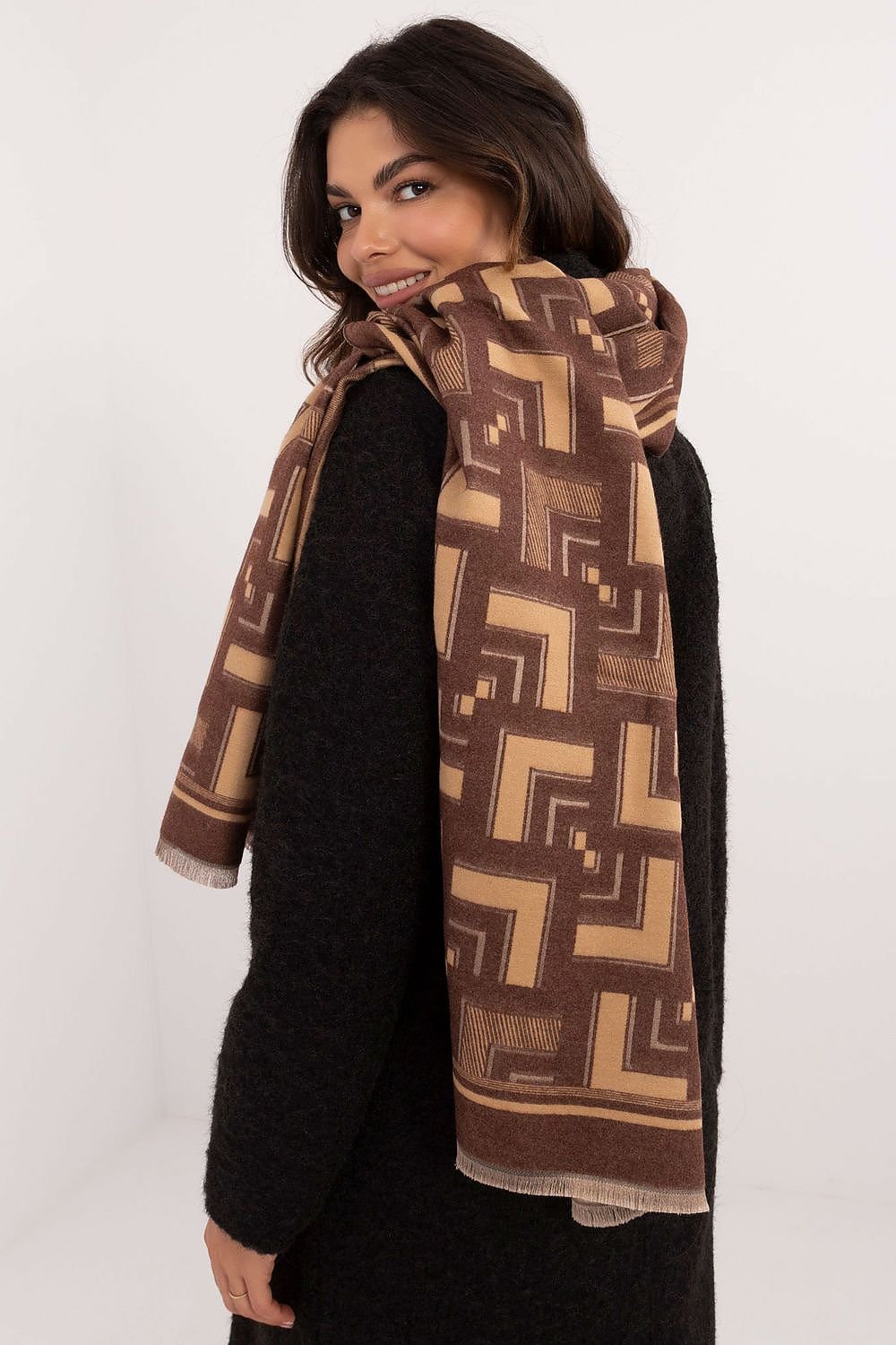 Viscose Wool Mix Shawl 190cm | 9 Colours | AT