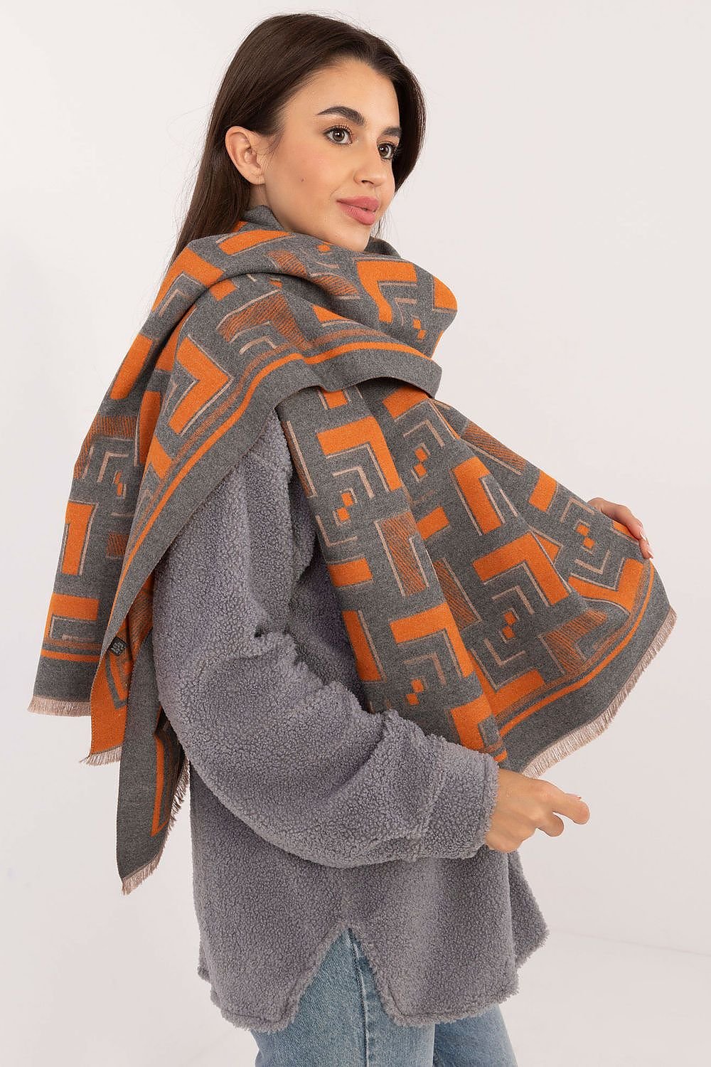 Viscose Wool Mix Shawl 190cm | 9 Colours | AT
