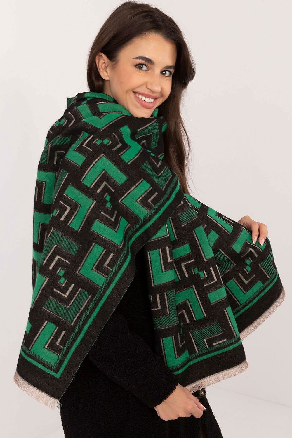 Viscose Wool Mix Shawl 190cm | 9 Colours | AT