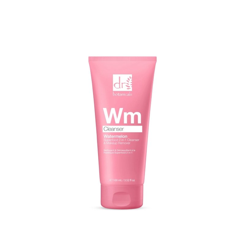 Dr Botanicals Watermelon Superfood 2-In-1 Cleanser & Makeup Remover 100ml Default Title