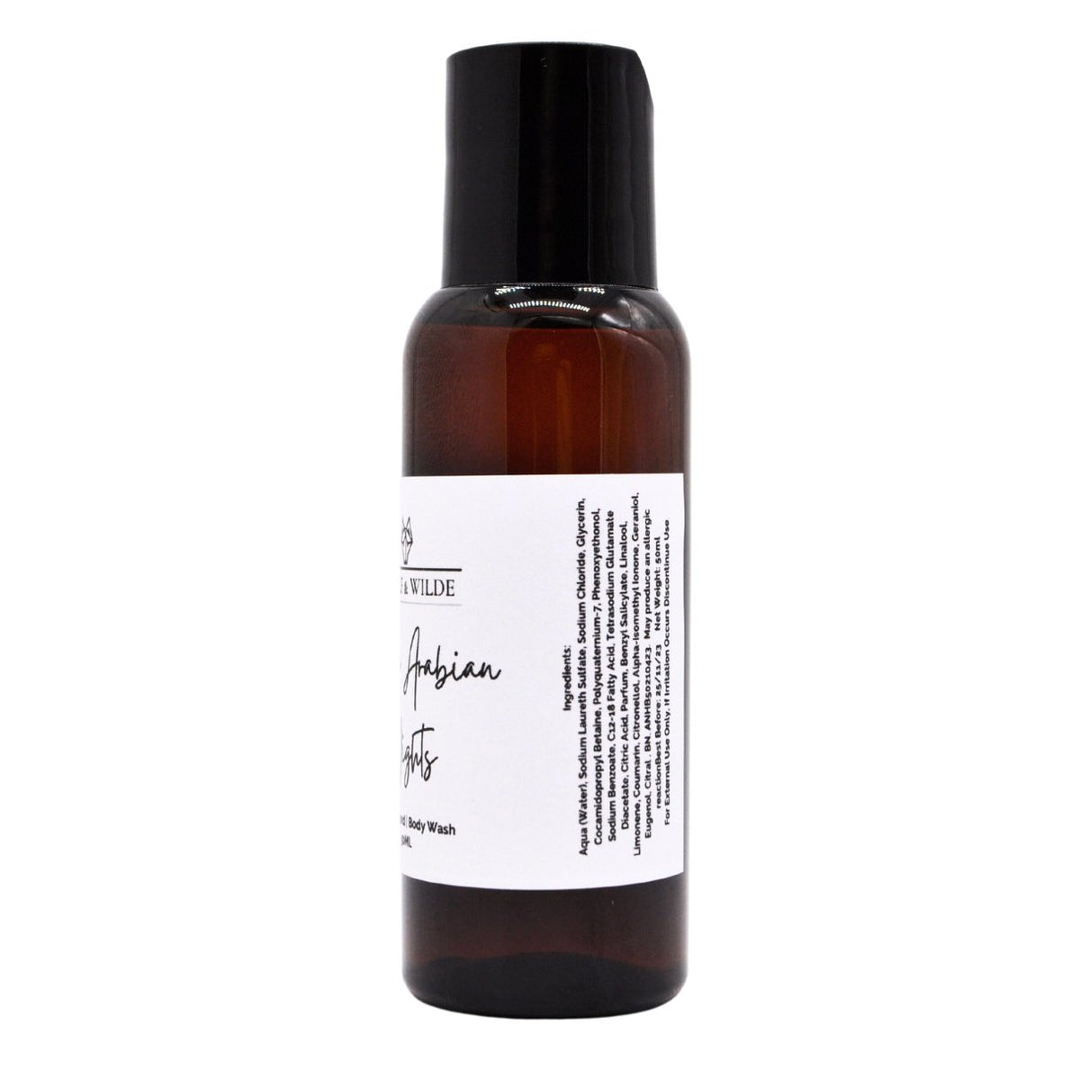 Wilde Arabian Nights Travel Size Luxury Hand & Body Wash 50ml