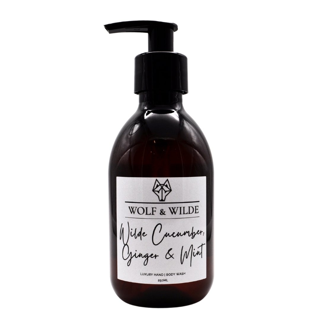 Wilde Cucumber, Ginger & Mint Luxury 2 In 1 Liquid Soap - Hand & Body Wash 250ml