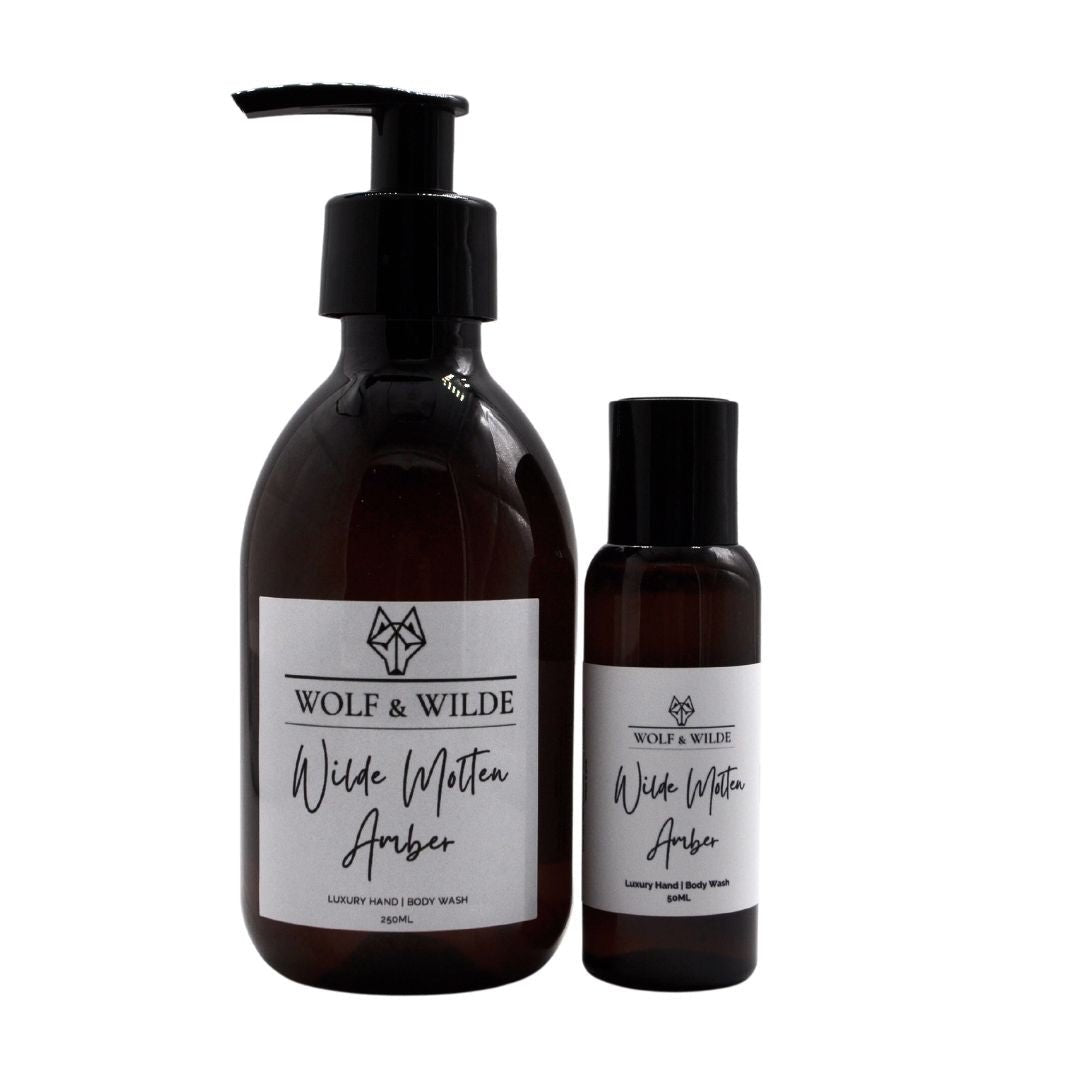 Wilde Molten Amber Travel Size Luxury Hand & Body Wash 50ml