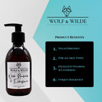 Wolf & Wilde Rhubarb & Elderflower Luxury 2 In 1 Liquid Soap - Hand & Body Wash 250ml
