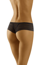Wolbar Curanta Bow Lace Thong Black