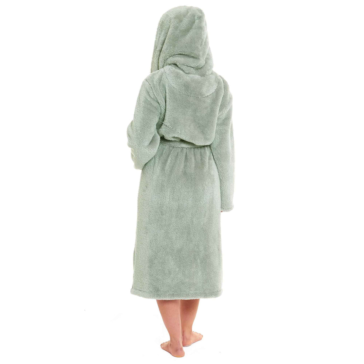 Daisy Dreamer Snuggle Fleece Hooded Robe - Soft Luxurious Dressing Gown