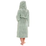 Daisy Dreamer Snuggle Fleece Hooded Robe - Soft Luxurious Dressing Gown
