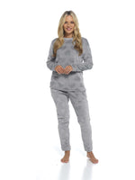 Daisy Dreamer Women's Super Soft Heart Teddy Fleece Warm Cosy Pyjamas