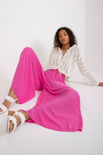Och Bella Women’s High Waisted Wide Leg Trousers