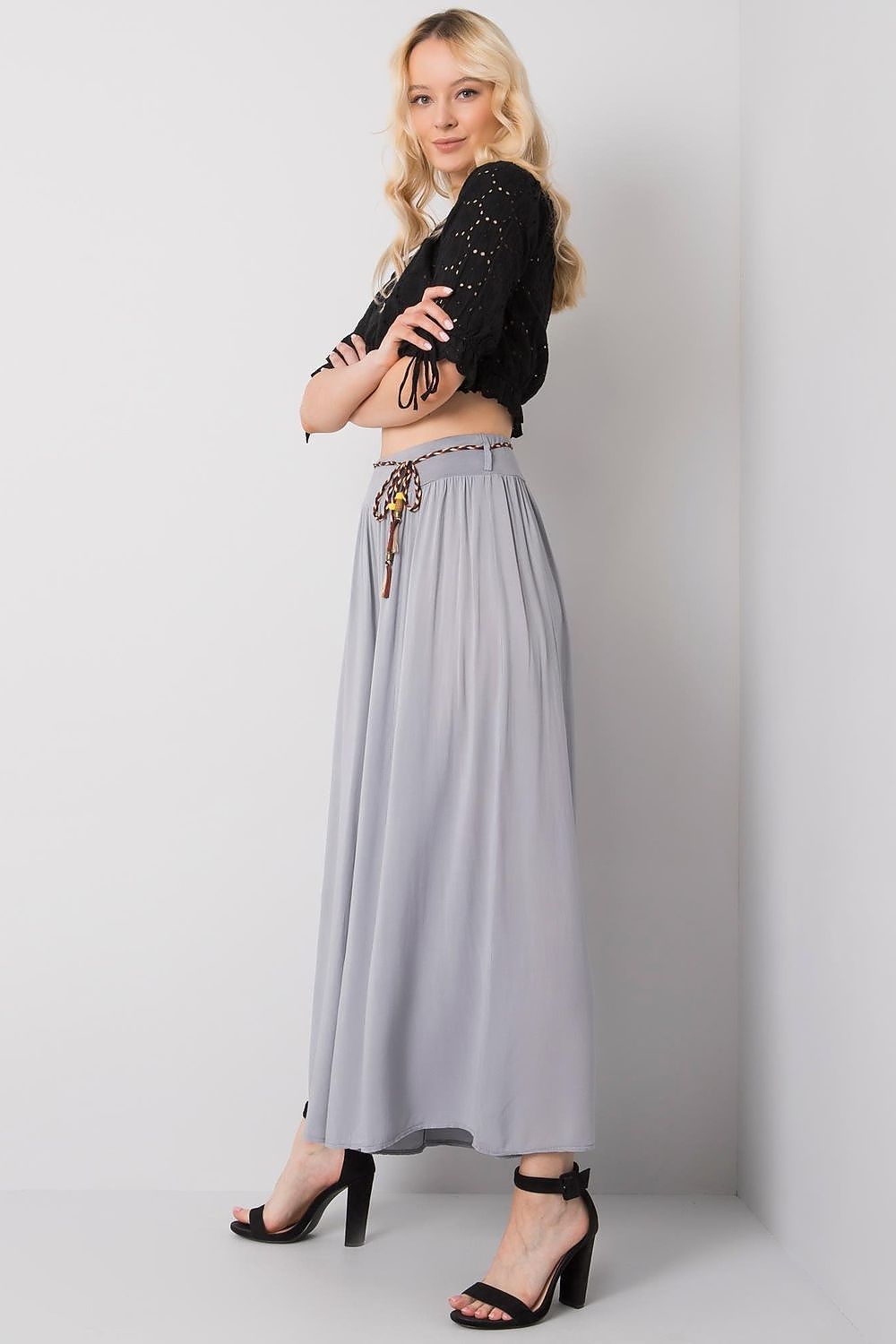 Och Bella Women’s High Waisted Wide Leg Trousers