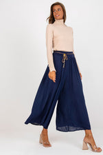 Och Bella Women’s High Waisted Wide Leg Trousers